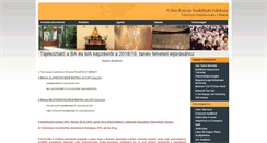 Desktop Screenshot of felveteli.tkbf.hu